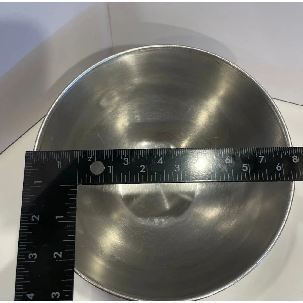 Revere Ware Stainless Steel Nesting Mixing Bowls Set of 3 Ring Handles Korea